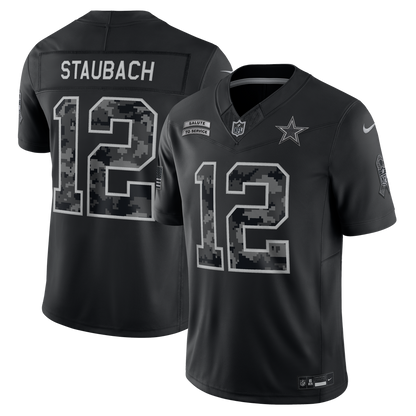 Dallas Cowboys 2026 Salute to Service Retired Player Stitched Limited Jersey - Black