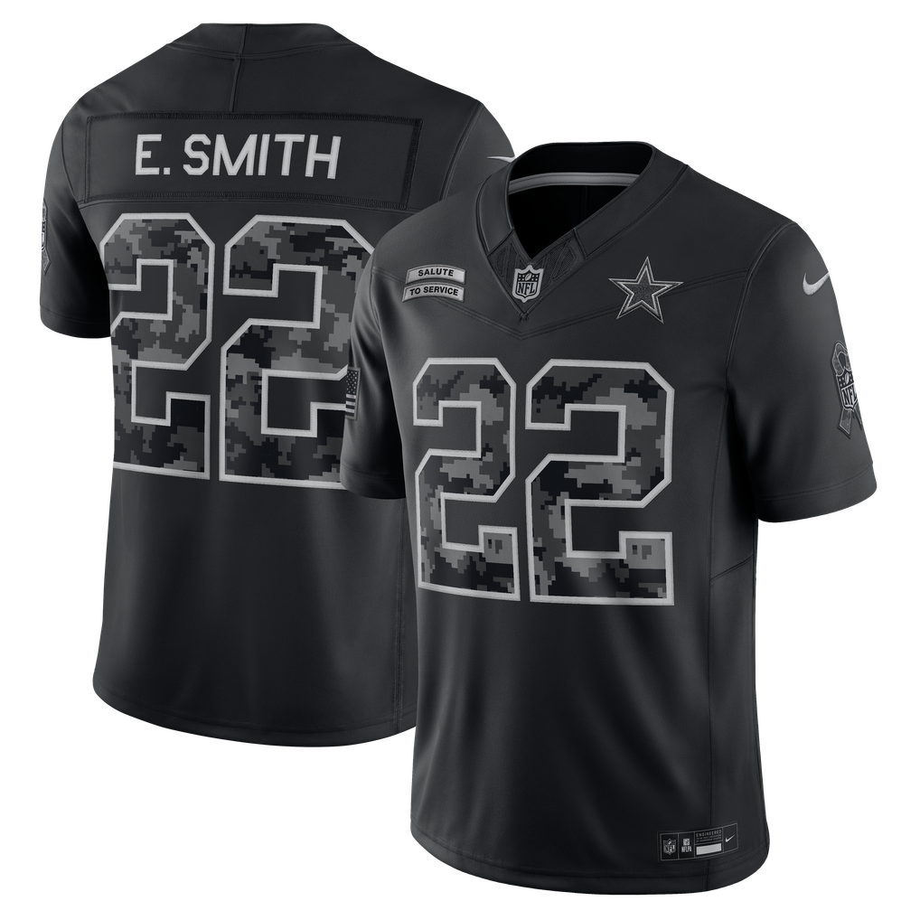 Dallas Cowboys 2026 Salute to Service Retired Player Stitched Limited Jersey - Black