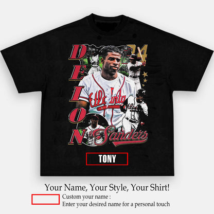 Deion Braves Tee | Personalize with Your Name