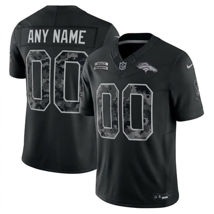 Denver Broncos 2026 Salute to Service Stitched Limited Jersey - Black