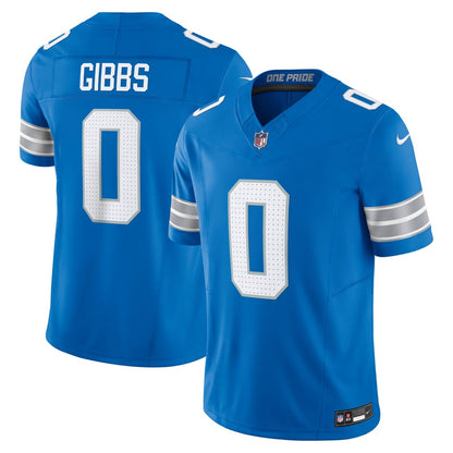 Detroit Lions Vapor F.U.S.E. Stitched Retired Limited Jersey - Blue