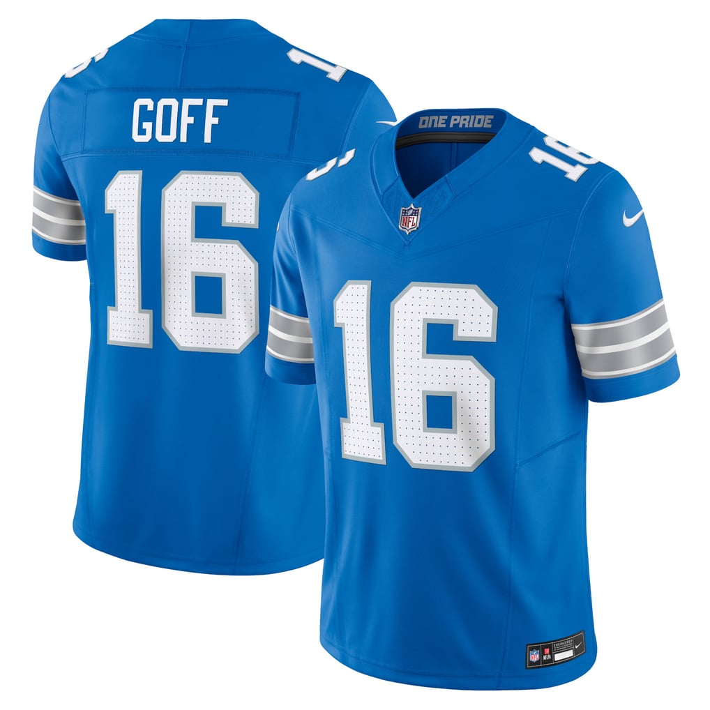 Detroit Lions Vapor F.U.S.E. Stitched Retired Limited Jersey - Blue
