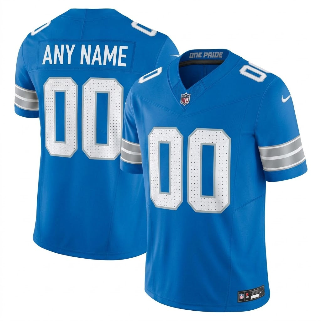 Detroit Lions Vapor F.U.S.E. Stitched Retired Limited Jersey - Blue