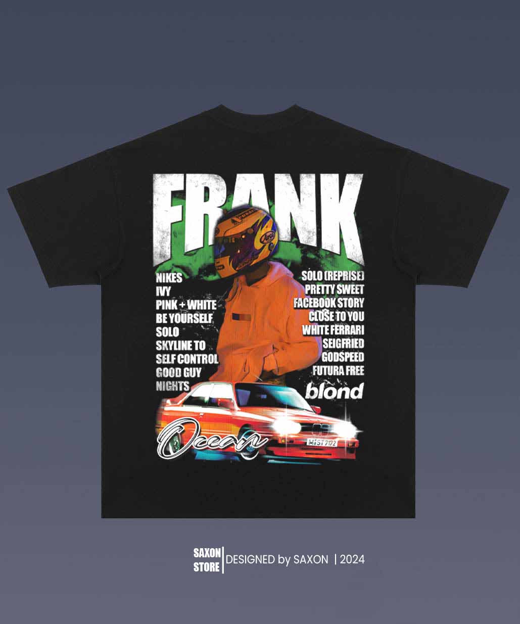 FRANK OCEAN 1.14 BIG FACE GRAPHIC TEE