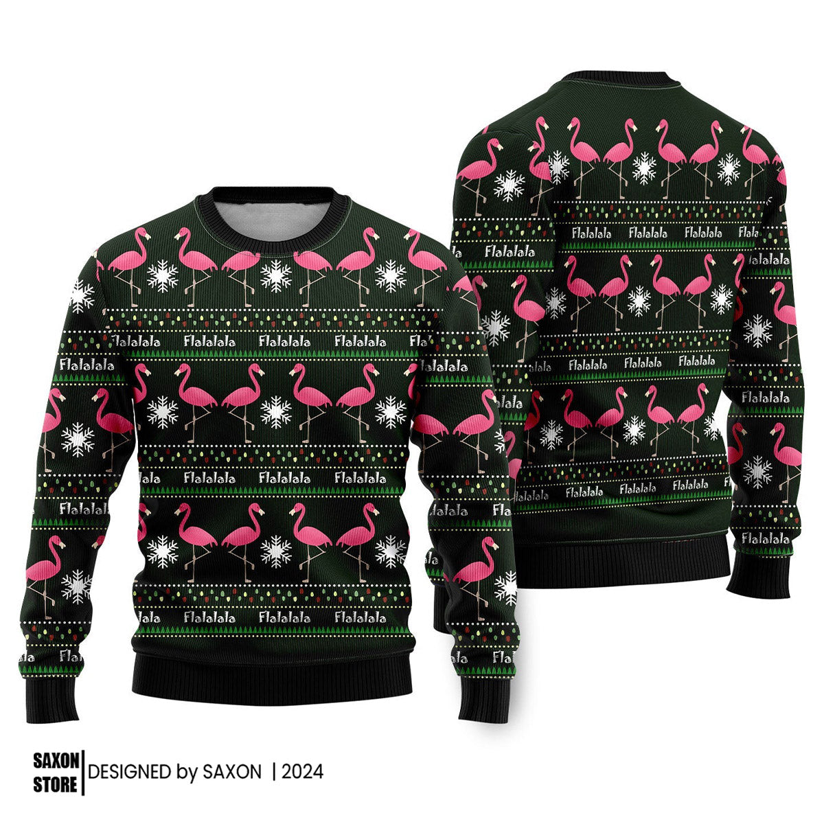 Flamingo Ugly Christmas Sweater