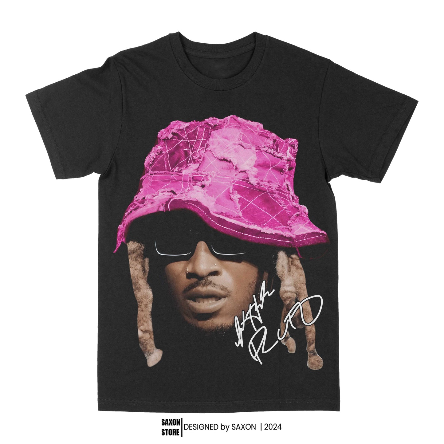 Future "Big Face Pink Bucket" Graphic Tee