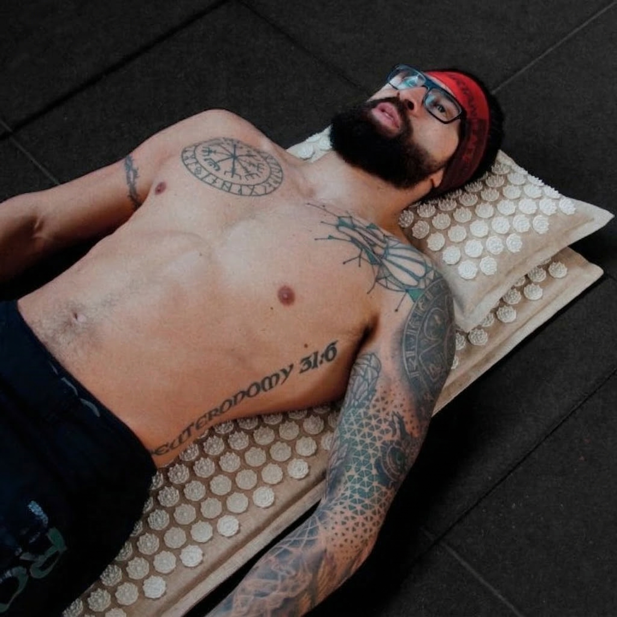 Acupressure Mat and Pillow Set for Back and Neck Pain Relief