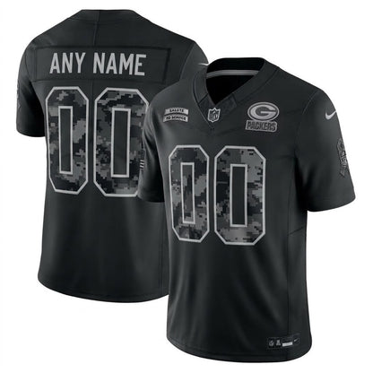 Green Bay Packers 2026 Salute to Service Stitched Limited Jersey - Black