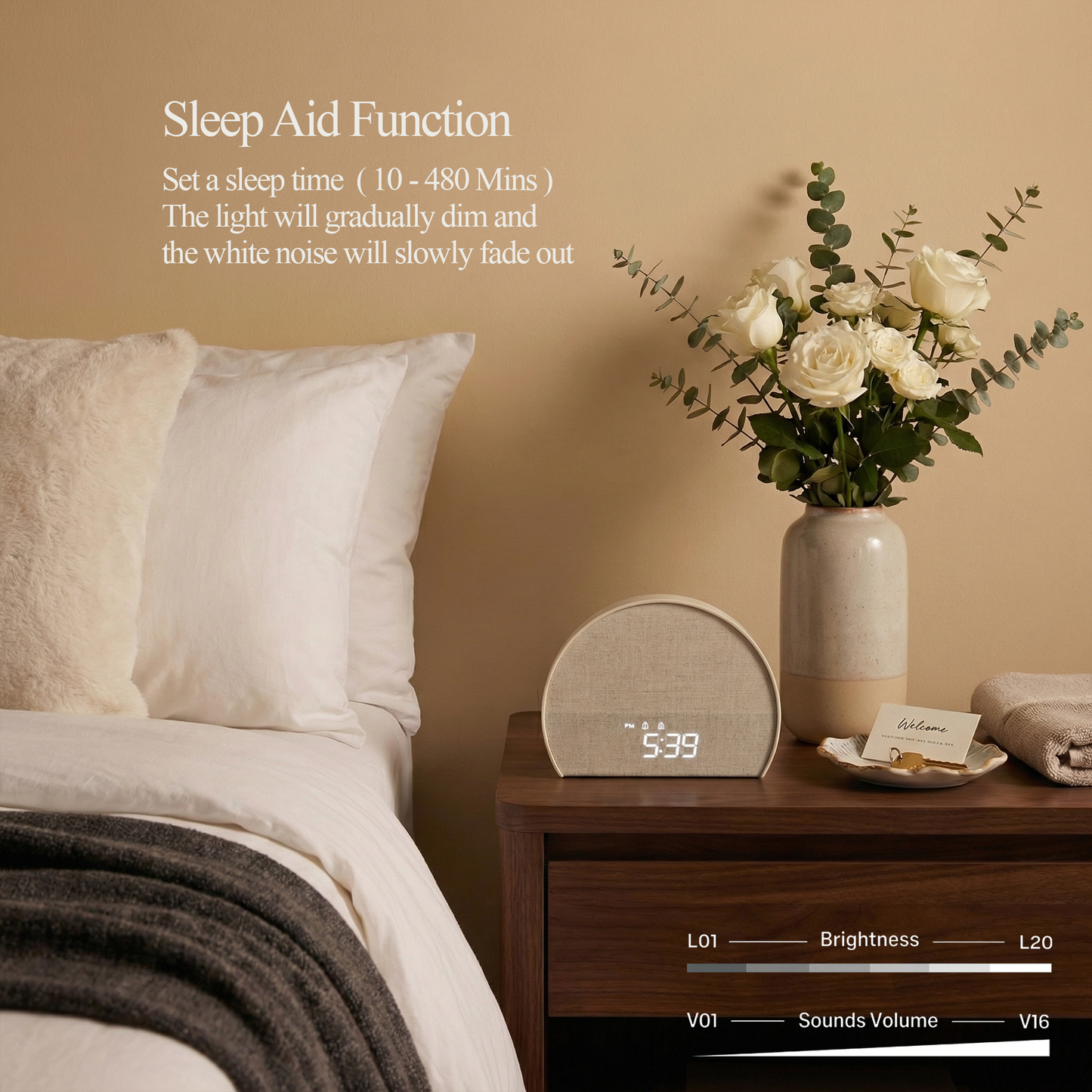 Hatch Alarm Clock Wake Up Light Sunrise Alarm Clock