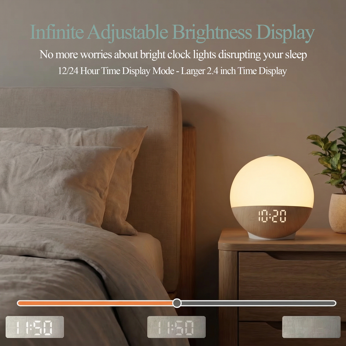 Hatch Alarm Clock Wake Up Light Sunrise Alarm Clock White Noise Sound Machine Bluetooth Speaker Color Night Light Bedroom