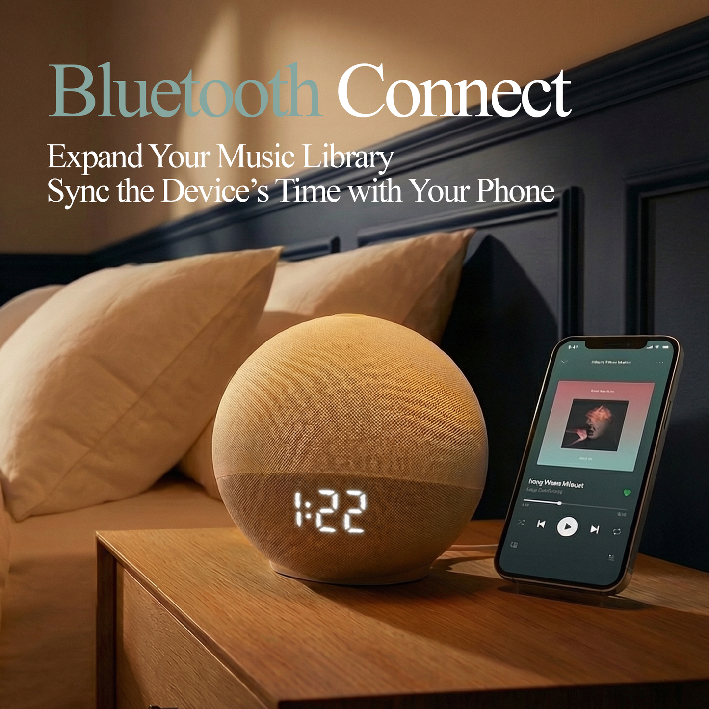 Hatch Alarm Clock Wake Up Light Sunrise Alarm Clock White Noise Sound Machine Bluetooth Speaker Color Night Light Bedroom