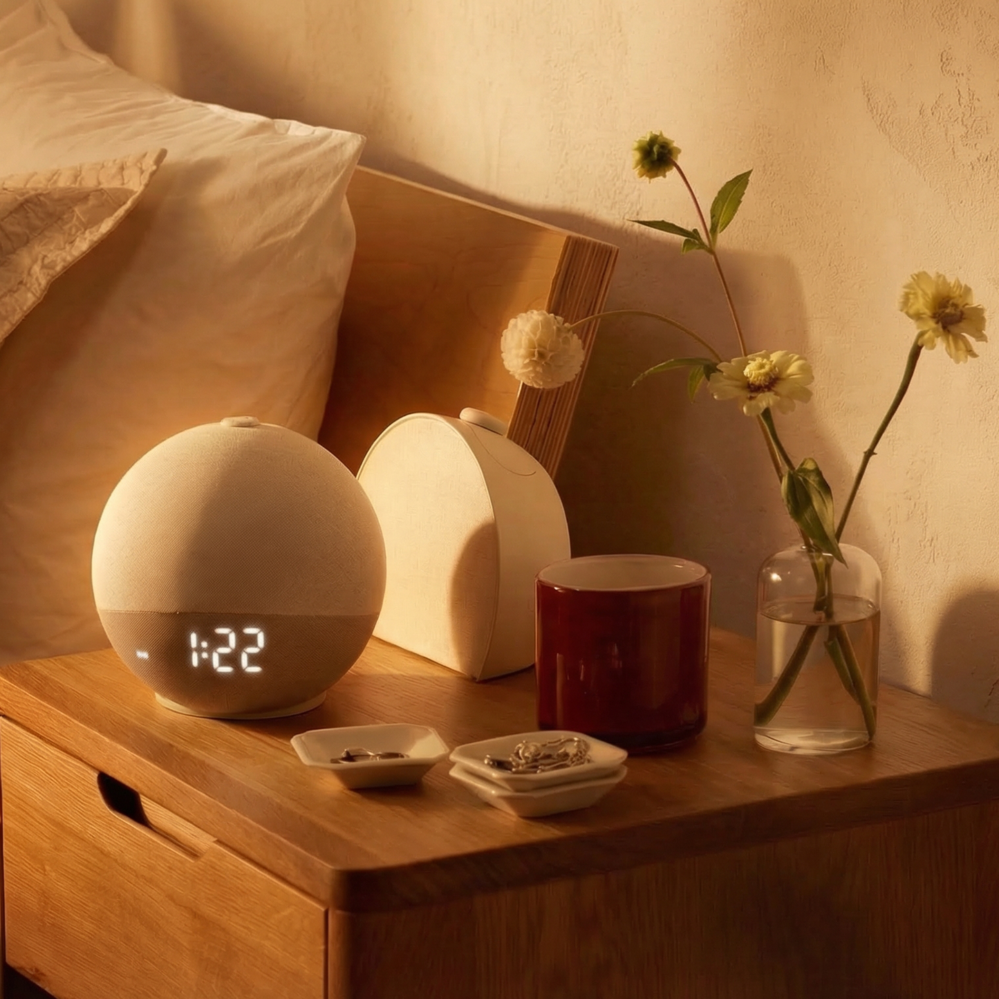 Hatch Alarm Clock Wake Up Light Sunrise Alarm Clock White Noise Sound Machine Bluetooth Speaker Color Night Light Bedroom