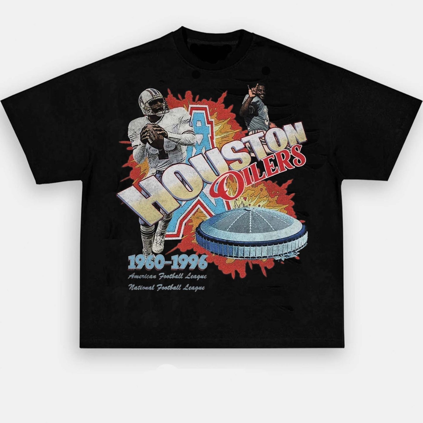 Houston Oilers Tee | Personalize with Your Name