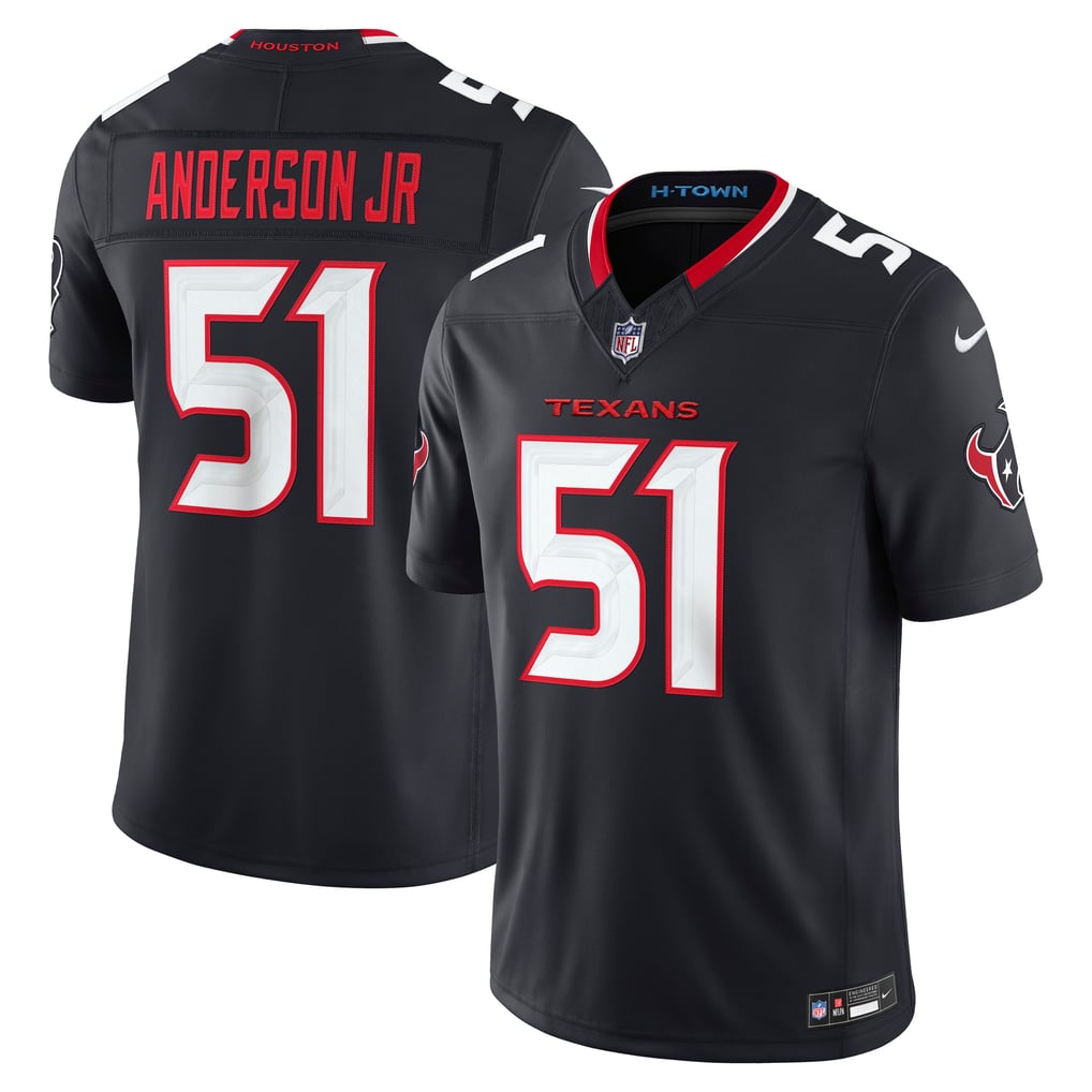Houston Texans Navy Team Vapor F.U.S.E. Stitched Home Limited Jersey 2026