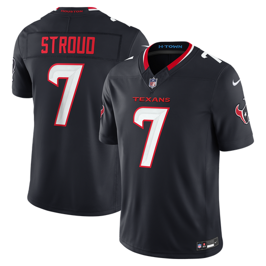 Houston Texans Navy Team Vapor F.U.S.E. Stitched Home Limited Jersey 2026