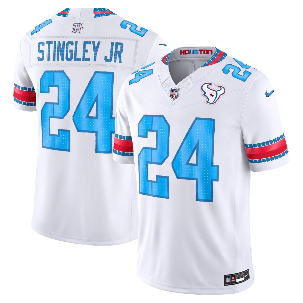 Houston Texans 2026 Rivalries Collection Stitched Limited Jersey - White