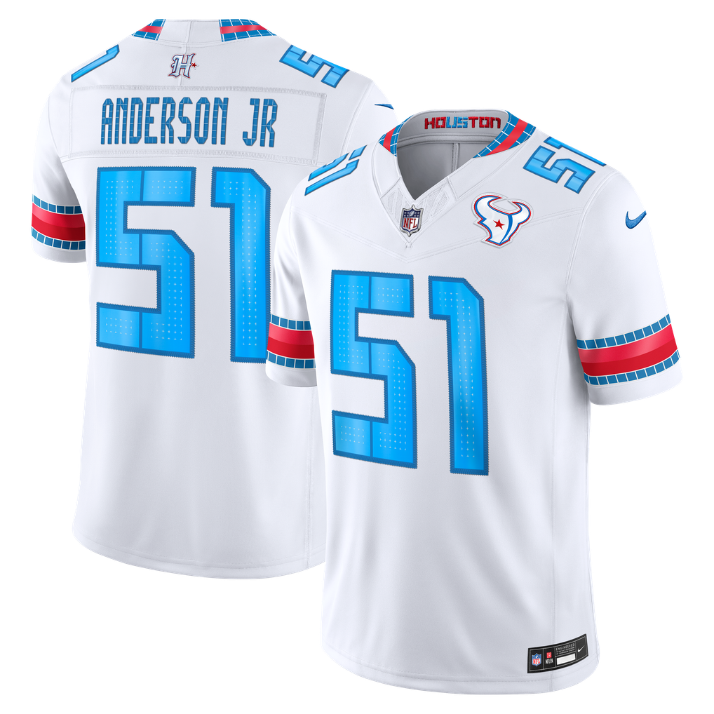 Houston Texans 2026 Rivalries Collection Stitched Limited Jersey - White