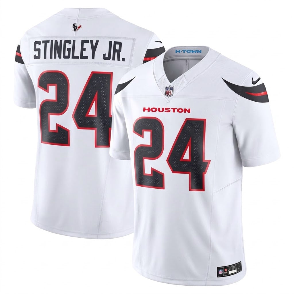 Houston Texans Team Vapor F.U.S.E. Stitched Away Limited Jersey 2026 - White