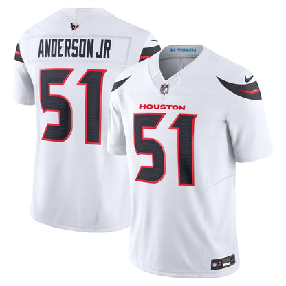 Houston Texans Team Vapor F.U.S.E. Stitched Away Limited Jersey 2026 - White