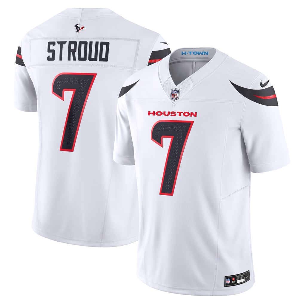 Houston Texans Team Vapor F.U.S.E. Stitched Away Limited Jersey 2026 - White