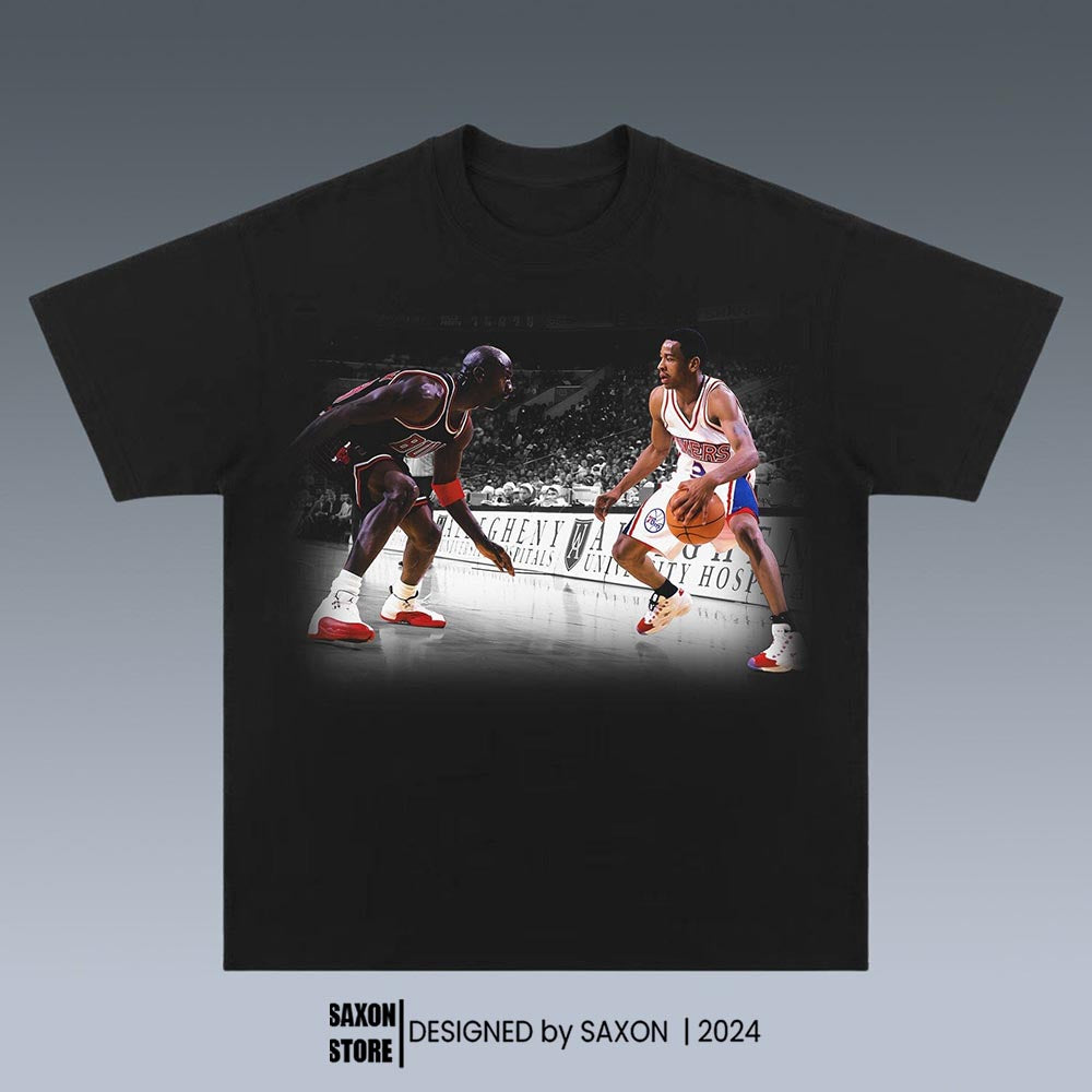 IVERSON VS JORDAN GRAPHIC TEE