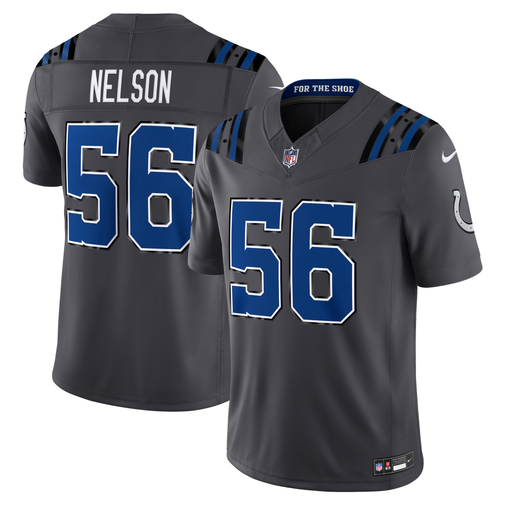 Indianapolis Colts 2026 Rivalries Collection Stitched Limited Jersey - Anthracite