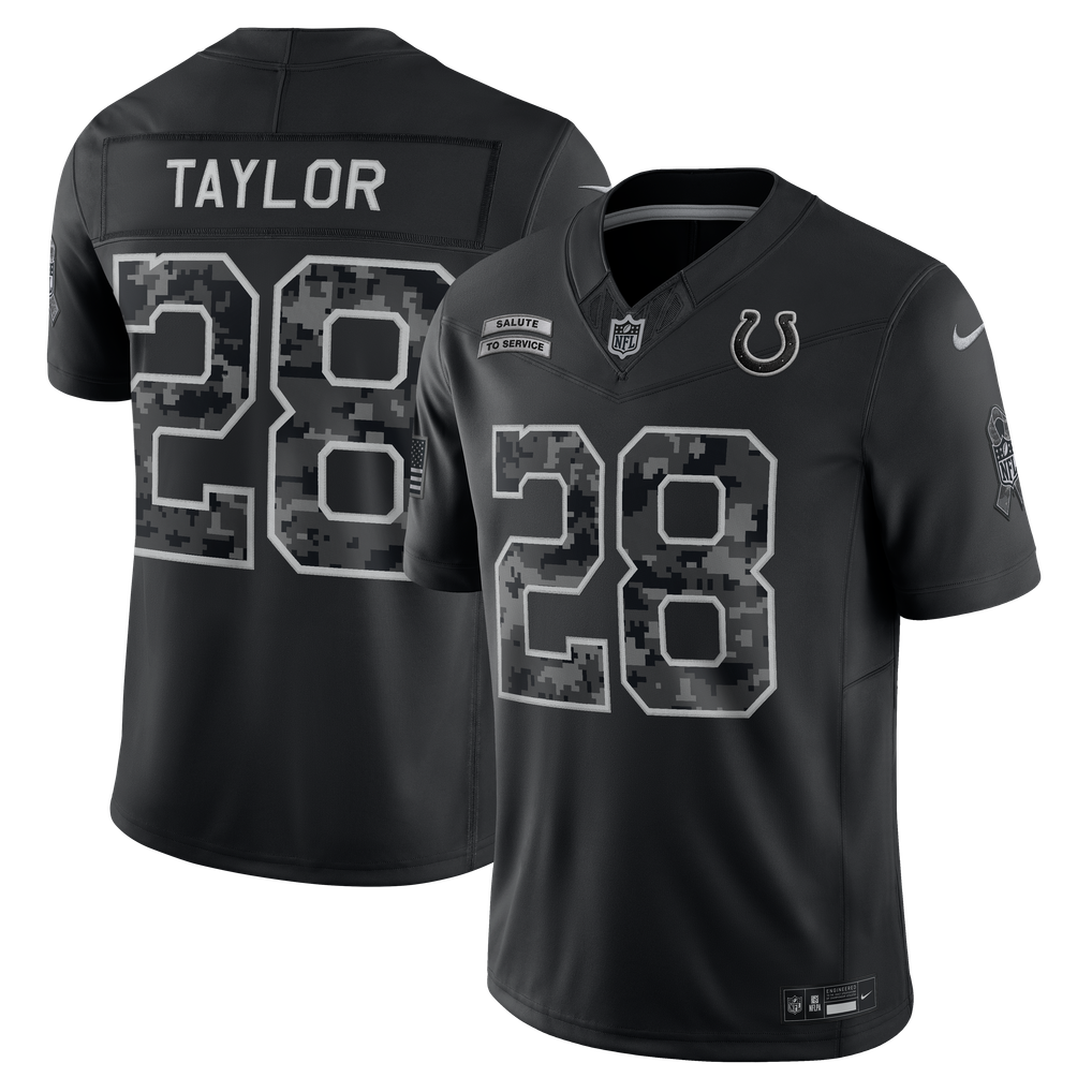 Indianapolis Colts 2026 Salute to Service Stitched Limited Jersey - Black