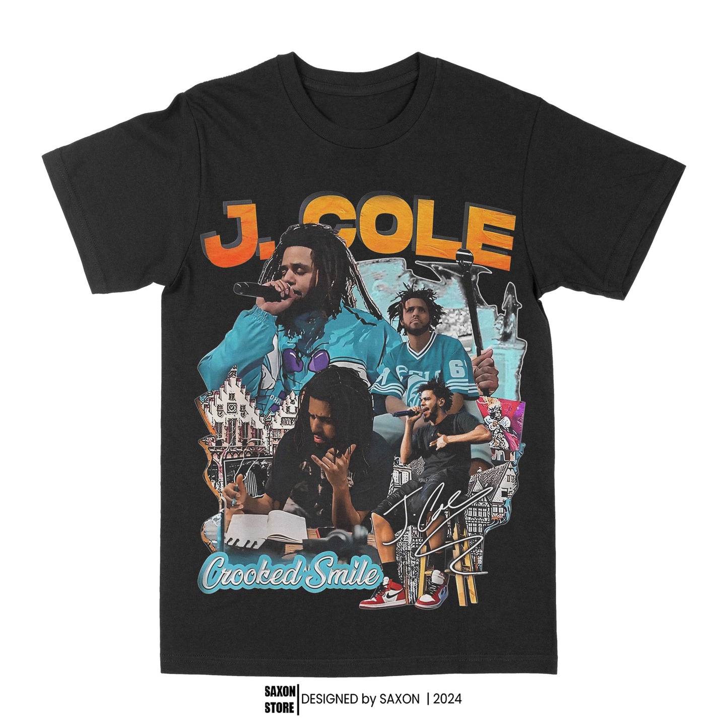 J. Cole "Crooked Smile" Graphic Tee
