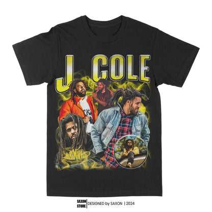 J.Cole Yellow Graphic Tee