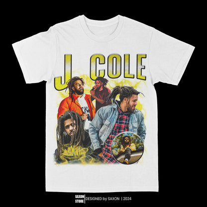 J.Cole Yellow Graphic Tee