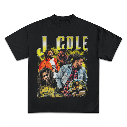 J.Cole Yellow Graphic Tee