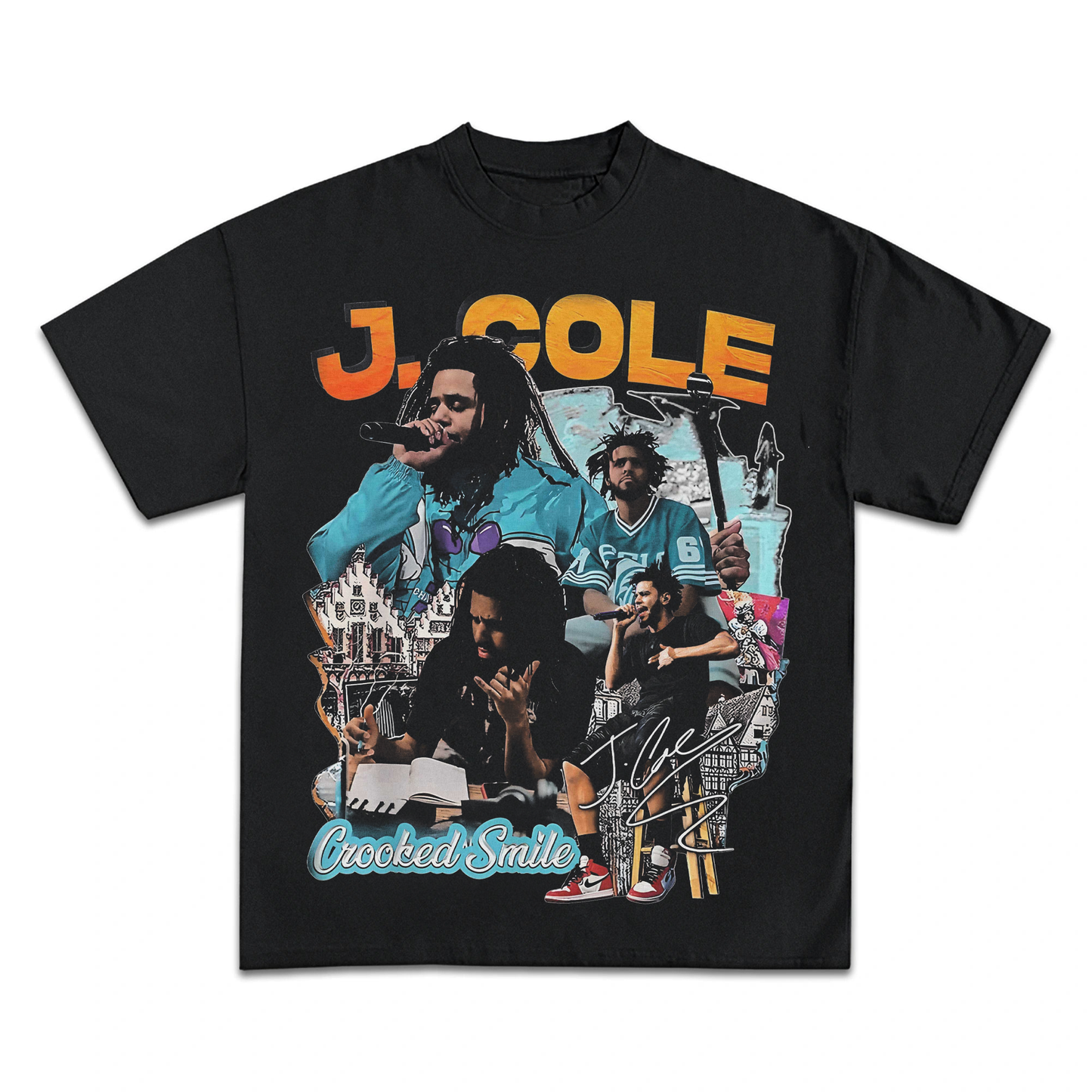 J. Cole "Crooked Smile" Graphic Tee