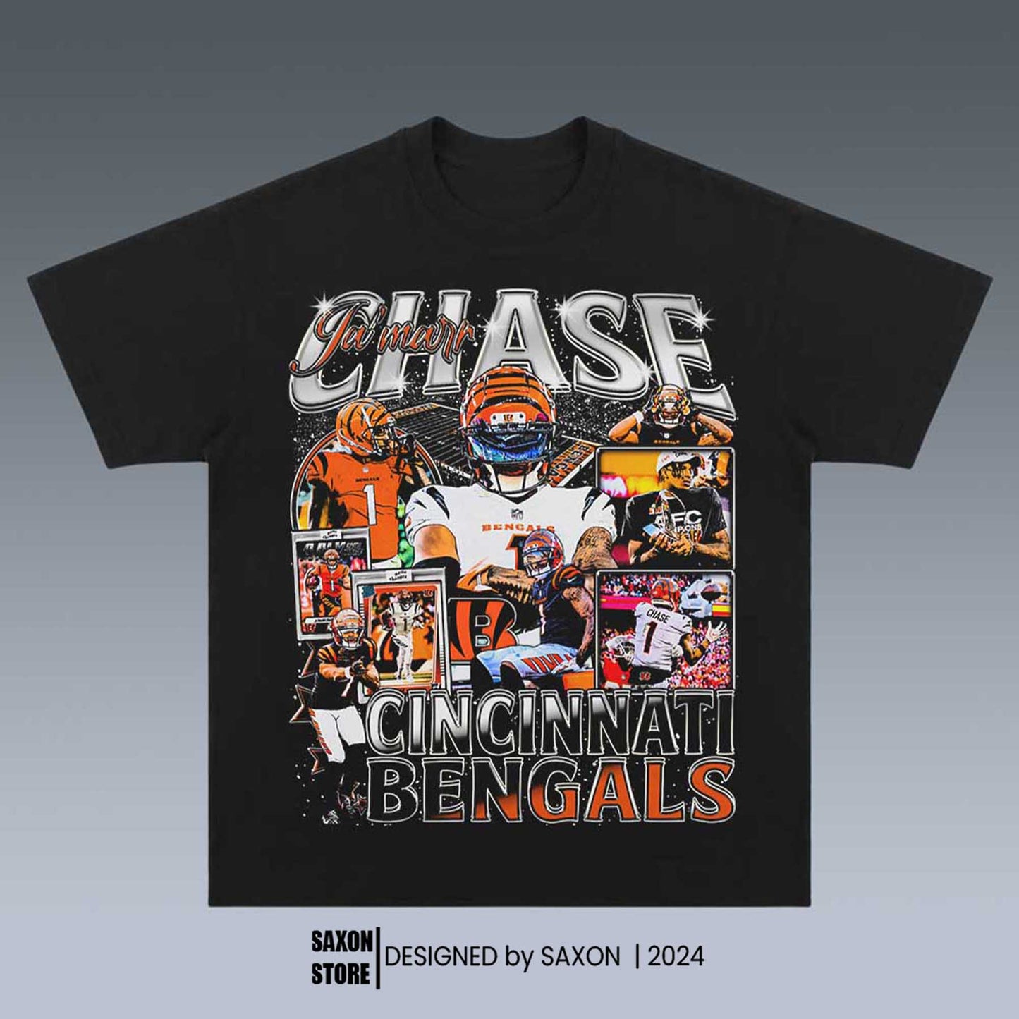 JAMARR CHASE 9.28-2 GRAPHIC TEE
