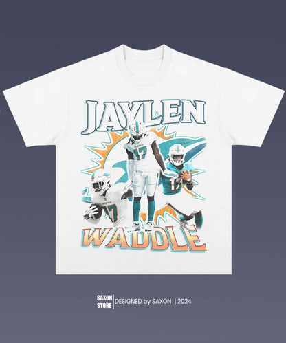 JAYLEN WADDLE 1.0 TEE - AMERICAN FOOTBALL GRAPHIC TEE
