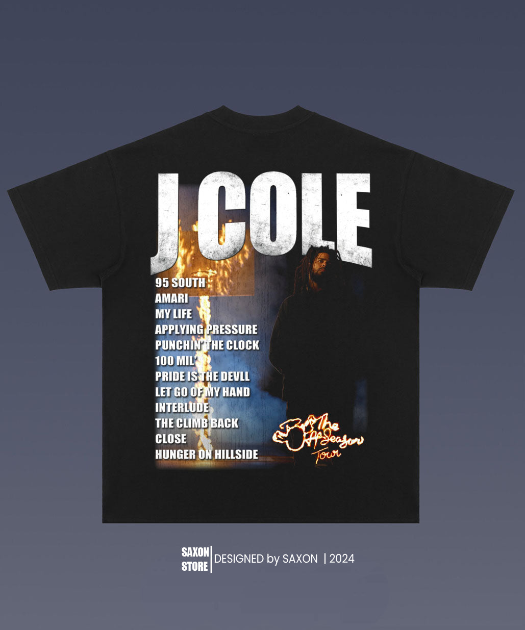 J COLE 4.1 BIG FACE GRAPHIC TEE