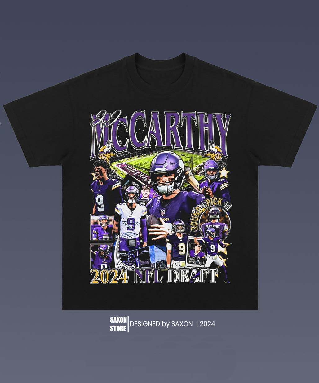 JJ MCCARTHY 1.0 TEE - AMERICAN FOOTBALL GRAPHIC TEE