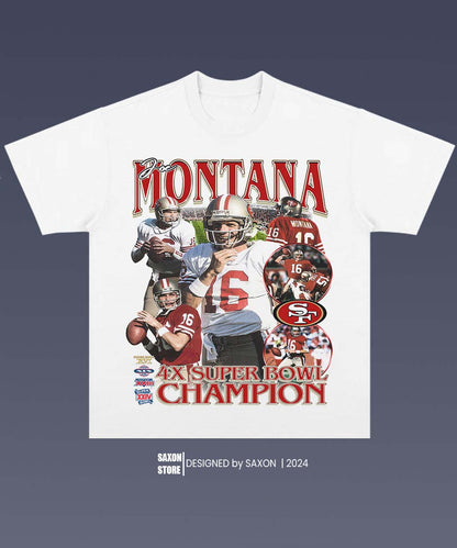 JOE MONTANA 1.0 TEE - AMERICAN FOOTBALL GRAPHIC TEE