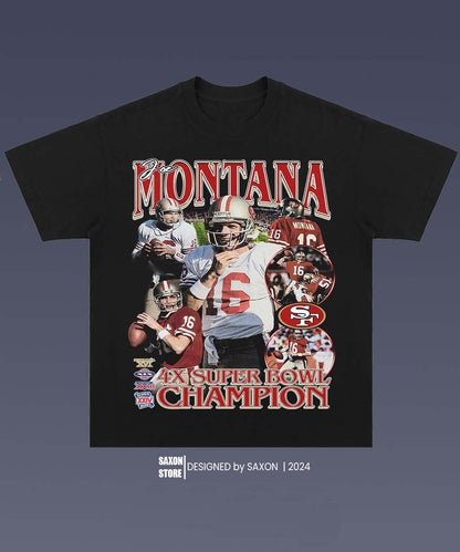 JOE MONTANA 1.0 TEE - AMERICAN FOOTBALL GRAPHIC TEE