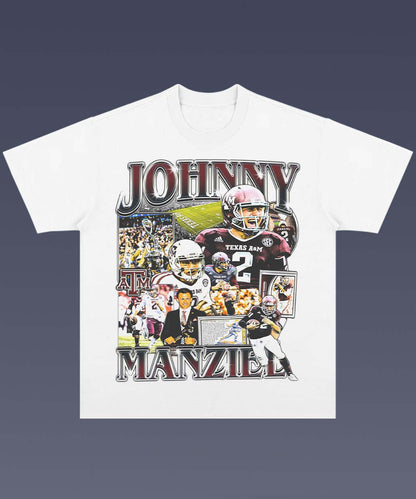 JOHNNY MANZIEL 1.0 TEE - AMERICAN FOOTBALL GRAPHIC TEE