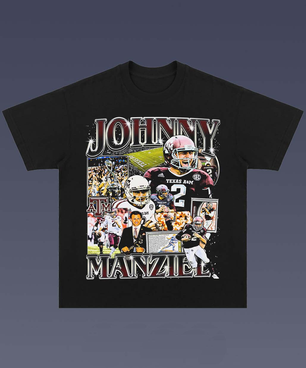 JOHNNY MANZIEL 1.0 TEE - AMERICAN FOOTBALL GRAPHIC TEE