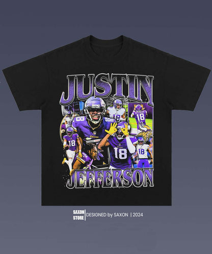 JUSTIN JEFFERSON 1.4 TEE - AMERICAN FOOTBALL GRAPHIC TEE