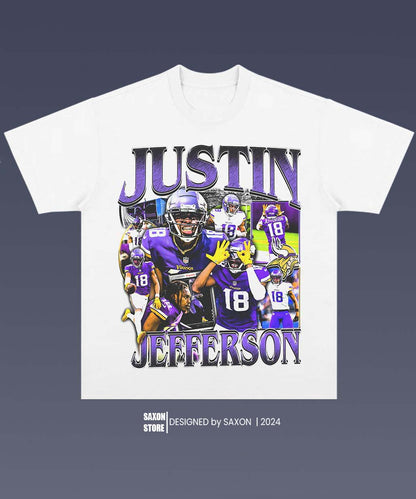 JUSTIN JEFFERSON 1.4 TEE - AMERICAN FOOTBALL GRAPHIC TEE