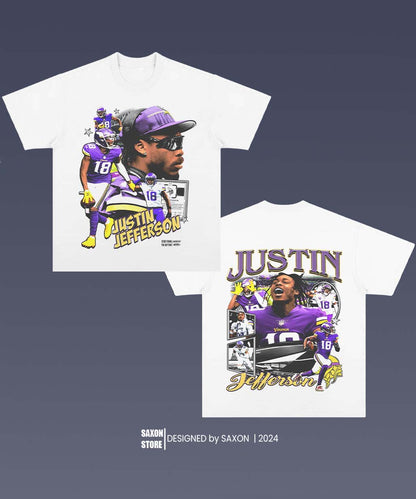 JUSTIN JEFFERSON 1.5 TEE - AMERICAN FOOTBALL GRAPHIC TEE
