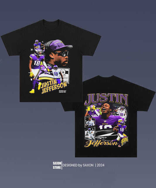 JUSTIN JEFFERSON 1.5 TEE - AMERICAN FOOTBALL GRAPHIC TEE