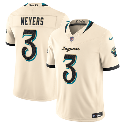 Jacksonville Jaguars 2026 Rivalries Collection Stitched Limited Jersey - Natural