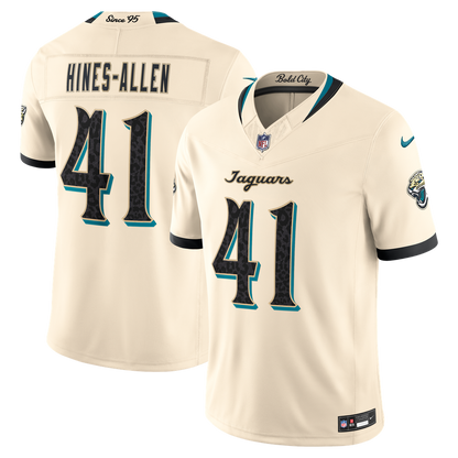 Jacksonville Jaguars 2026 Rivalries Collection Stitched Limited Jersey - Natural