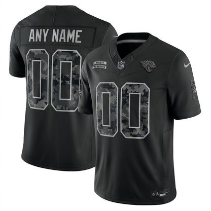 Jacksonville Jaguars 2026 Salute to Service Stitched Limited Jersey - Black