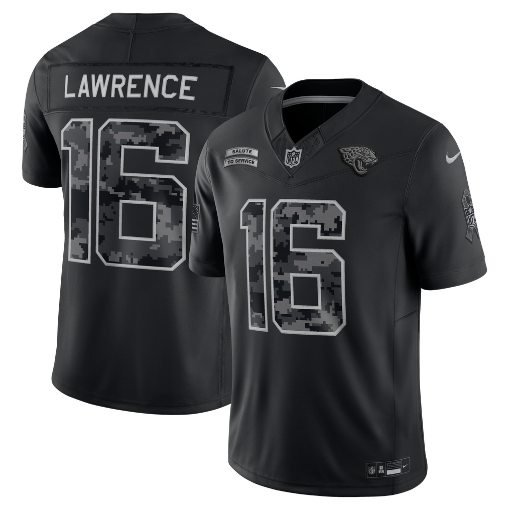 Jacksonville Jaguars 2026 Salute to Service Stitched Limited Jersey - Black