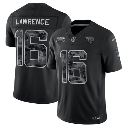 Jacksonville Jaguars 2026 Salute to Service Stitched Limited Jersey - Black