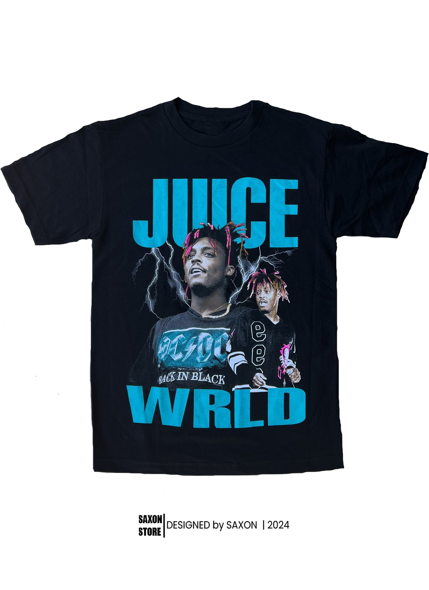 Juice Wrld Back In Black Graphic Tee